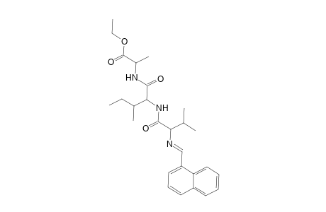 L-Alanine, N-[N-[N-(1-naphthalenylmethylene)-L-valyl]-L-isoleucyl]-, ethyl ester