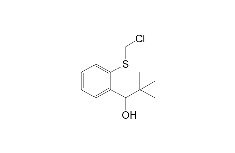 1-[2-(chloromethylsulfanyl)phenyl]-2,2-dimethyl-propan-1-ol