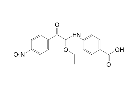 p-[(alpha-ETHOXY-p-NITROPHENACYL)AMINO]BENZOIC ACID