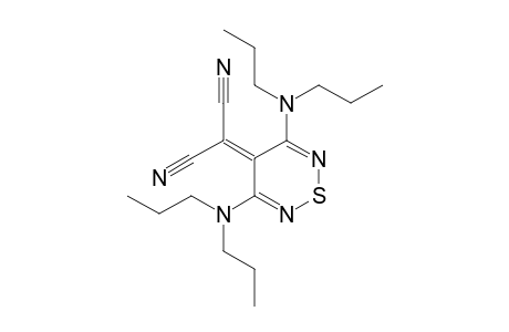 2-[3,5-bis(dipropylamino)-4H-1,2,6-thiadiazin-4-ylidene]malononitrile