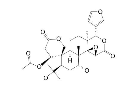 (1S*)-ACETOXY-(7R*)-HYDROXY-7-DEOXO-ICHANGIN
