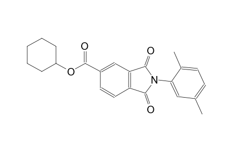 1H-isoindole-5-carboxylic acid, 2-(2,5-dimethylphenyl)-2,3-dihydro-1,3-dioxo-, cyclohexyl ester
