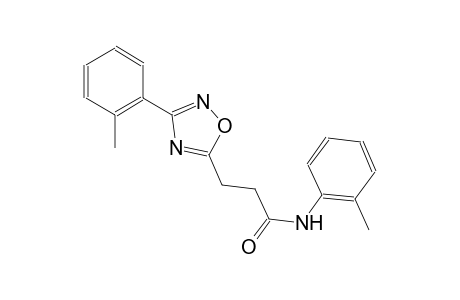 N-(2-methylphenyl)-3-[3-(2-methylphenyl)-1,2,4-oxadiazol-5-yl]propanamide