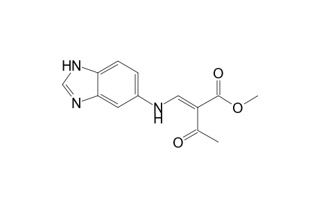 5-[(3'-Oxo-2'-{methoxycarbonyl}but-1'-enyl)amino]-1H-(1,3)-benzodiazole