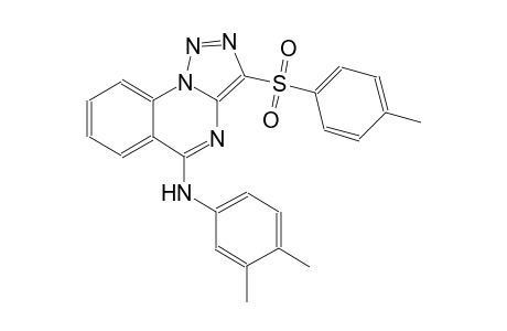 [1,2,3]triazolo[1,5-a]quinazolin-5-amine, N-(3,4-dimethylphenyl)-3-[(4-methylphenyl)sulfonyl]-