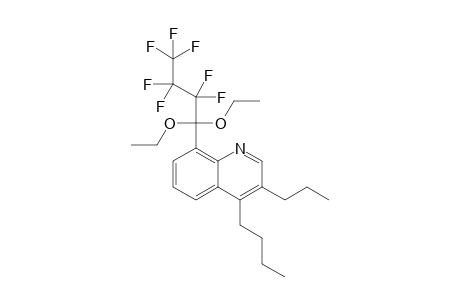 4-Butyl-8-(1,1-diethoxy-2,2,3,3,4,4,4-heptafluorobutyl)-3-propylquinoline