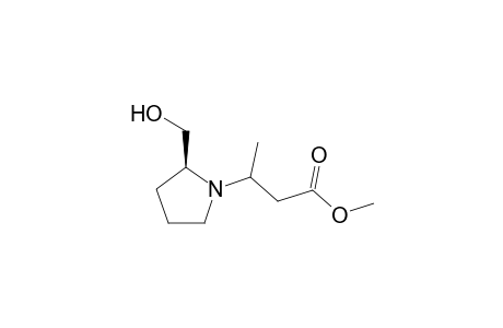Methyl (2' R / 2' S)-3-[N-(2'-hydroxymethyl)pyrrolidinyl]butanoate