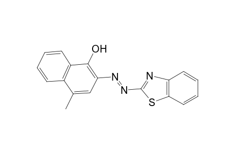 1-Naphthalenol, 2-[2-(2-benzothiazolyl)diazenyl]-4-methyl-
