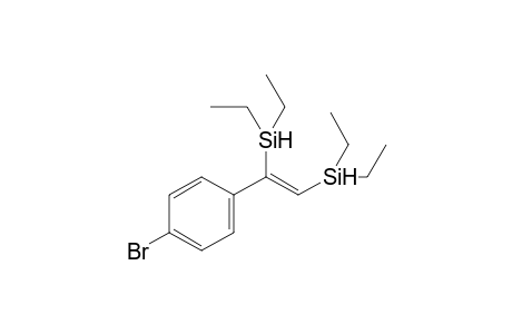 (Z)-(1-(4-Bromophenyl)ethene-1,2-diyl)bis(diethylsilane)