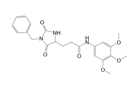4-imidazolidinepropanamide, 2,5-dioxo-1-(phenylmethyl)-N-(3,4,5-trimethoxyphenyl)-, (4S)-
