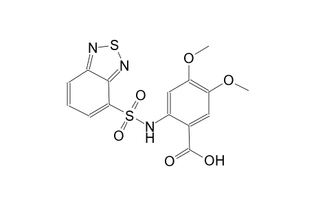 benzoic acid, 2-[(2,1,3-benzothiadiazol-4-ylsulfonyl)amino]-4,5-dimethoxy-
