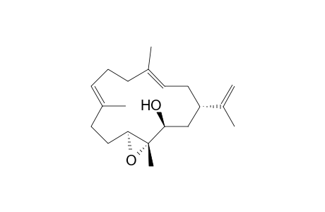 (-)-(13S)Hydroxy-(11S,12S)-epoxyneocembrene