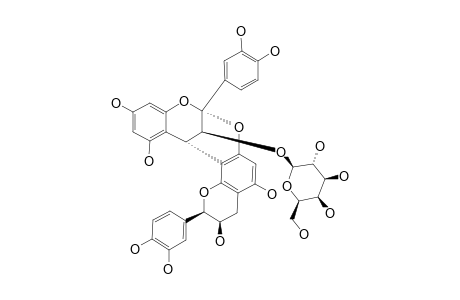 3-O-BETA-D-GALACTOPYRANOSYL-ENT-EPICATECHIN-(2-ALPHA->7,4-ALPHA->8)-EPICATECHIN