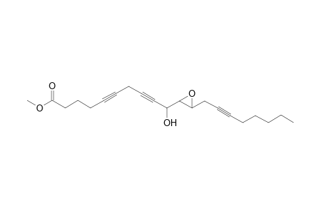 Methyl 10-hydroxy-11,12-epoxyeicosa-5,8,14-triiynoate