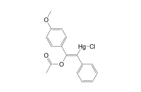 [(E)-2-acetyloxy-2-(4-methoxyphenyl)-1-phenylethenyl]-chloromercury