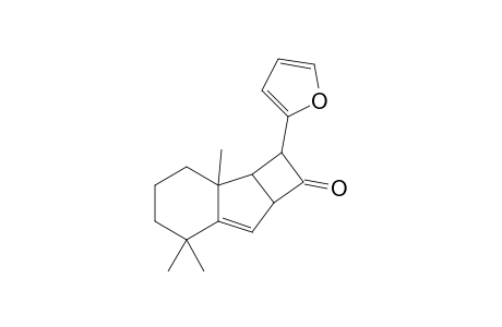 7,11,11-Trimethyl-5-(furan-2-yl)tricyclo[5.4.0.0(3,6)]undec-1-ene-4-one