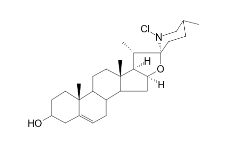 (25R)-N-Chloro-22-alpha-N-spirosol-5-en-3-beta-ol