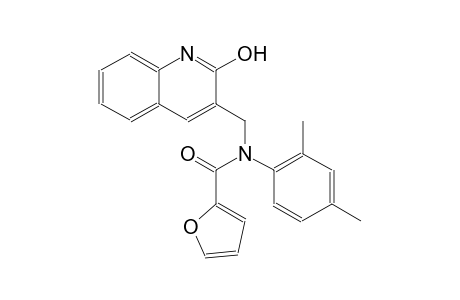 N-(2,4-dimethylphenyl)-N-[(2-hydroxy-3-quinolinyl)methyl]-2-furamide