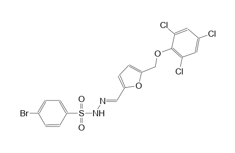 4-bromo-N'-((E)-{5-[(2,4,6-trichlorophenoxy)methyl]-2-furyl}methylidene)benzenesulfonohydrazide