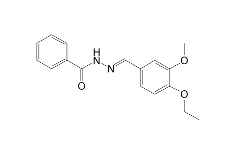BENZOIC ACID, (4-ETHOXY-3-METHOXYBENZYLIDENE)HYDRAZIDE