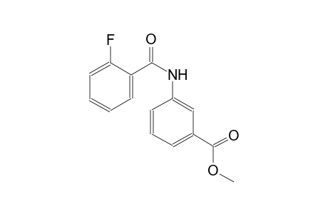 benzoic acid, 3-[(2-fluorobenzoyl)amino]-, methyl ester