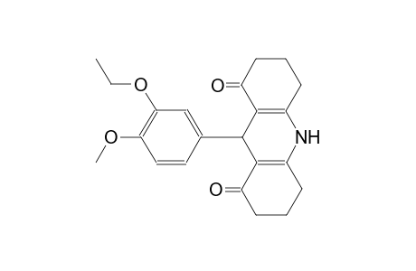 9-(3-ethoxy-4-methoxyphenyl)-3,4,6,7,9,10-hexahydro-1,8(2H,5H)-acridinedione