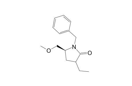 (5S)-1-Benzyl-5-methoxymethyl-3-ethyl-2-pyrrolidinone