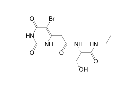 N-[(5-Bromo-6-uracilyl)acetyl]-D,L-threonine N-Ethylamide