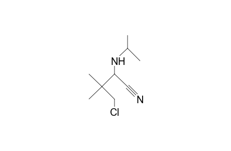 2-(N-Isopropyl)amino-4-chloro-3,3-dimethyl-butanenitrile