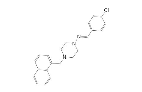 1-piperazinamine, N-[(E)-(4-chlorophenyl)methylidene]-4-(1-naphthalenylmethyl)-