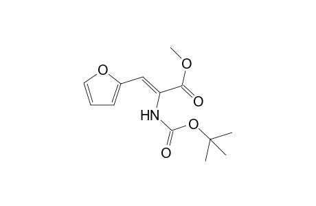 (Z)-methyl 2-((tert-butoxycarbonyl)amino)-3-(furan-2-yl)acrylate
