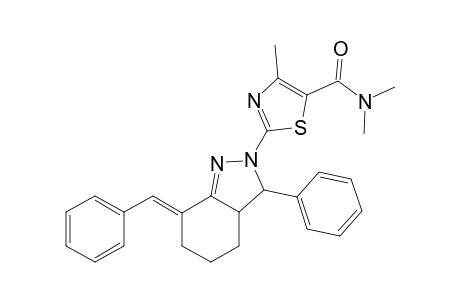 2-(7-Benzylidene-3-phenyl-3,3a,4,5,6,7-hexahydro-indazol-2-yl)-4-methyl-thiazole-5-carboxylic acid dimethylamide