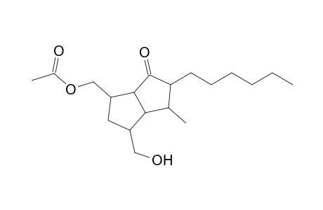 [4-Hydroxymethyl-2-hexyl-3-methyl-1-oxooctahydropentalen-6-yl]methyl acetate