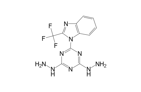 1-(4,6-Dihydrazino-1,3,5-triazin-2-yl)-2-(trifluoromethyl)-1H-benzimidazole