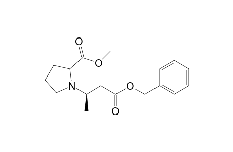 Methyl 1-[(R)-4-(benzyloxy)-4-oxobutan-2-yl]pyrrolidine-2-carboxylate