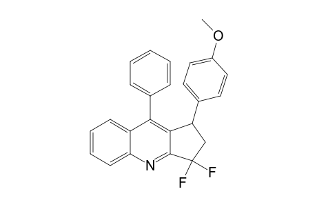 3,3-Difluoro-1-(4-methoxyphenyl)-9-phenyl-2,3-dihydro-1H-cyclopenta[b]quinoline