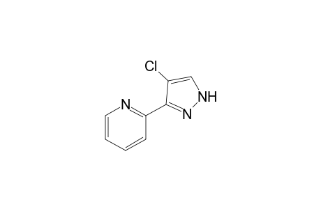 2-(4-Chloranyl-1H-pyrazol-5-yl)pyridine