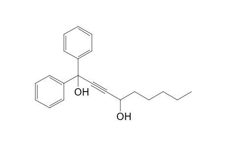 1,1-Diphenyl-2-nonyne-1,4-diol