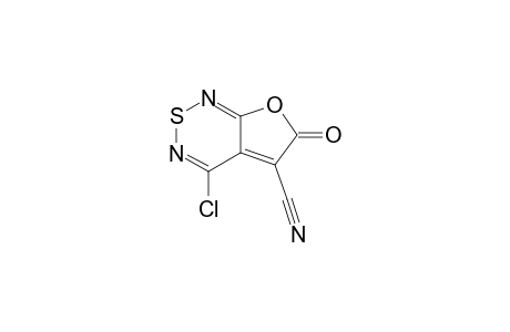 4-Chloranyl-6-oxidanylidene-furo[2,3-c][1,2,6]thiadiazine-5-carbonitrile