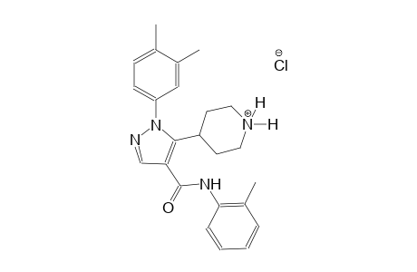 piperidinium, 4-[1-(3,4-dimethylphenyl)-4-[[(2-methylphenyl)amino]carbonyl]-1H-pyrazol-5-yl]-, chloride