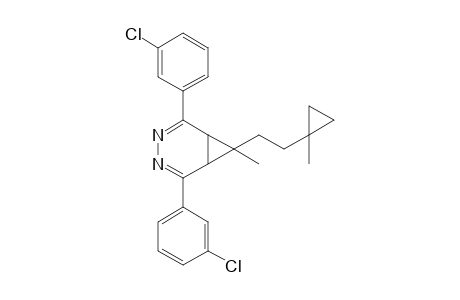 2,5-bis(3'-Chlorophenyl)-7-methyl-7-[2"-(1'"-methylcyclopropyl)ethyl]-3,4-diazabicyclo[4.1.0]hepta-2,4-diene