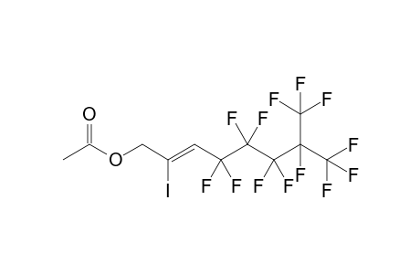 3-(Perfluoro-isohexyl)-2-iodoprop-2-enyl acetate