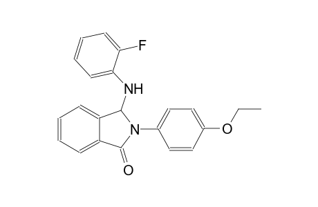 1H-isoindol-1-one, 2-(4-ethoxyphenyl)-3-[(2-fluorophenyl)amino]-2,3-dihydro-