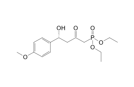 (4R)-Diethyl 4-hydroxy-2-oxo-4-(4-methoxyphenyl)butylphosphonate