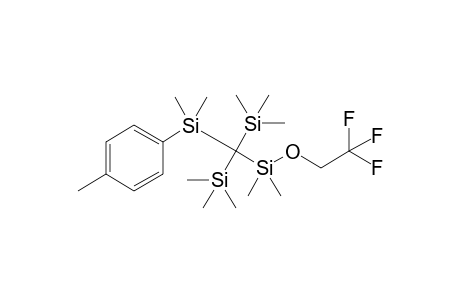 2,2,2-trifluoroethanyl {Di(trimethylsilyl)[dimethyl(p-methylphenyl)silyl]methyl}dimethylsilyl ether