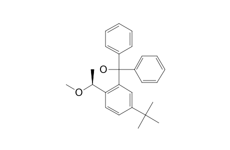 (+/-)-2-(1-METHOXYETHYL)-5-TERT.-BUTYL-(DIPHENYLHYDROXYMETHYL)-BENZENE