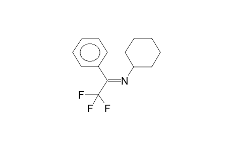N-CYCLOHEXYL-1-PHENYL-2,2,2-TRIFLUOROETHYLIDENAMINE