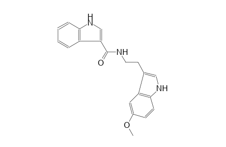 1H-indole-3-carboxamide, N-[2-(5-methoxy-1H-indol-3-yl)ethyl]-