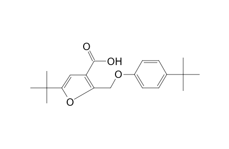 5-tert-Butyl-2-[(4-tert-butylphenoxy)methyl]-3-furoic acid