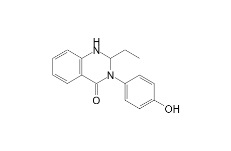 2-Ethyl-3-(p-hydroxyphenyl)-2,3-dihydroquinazolin-4(1H)-one